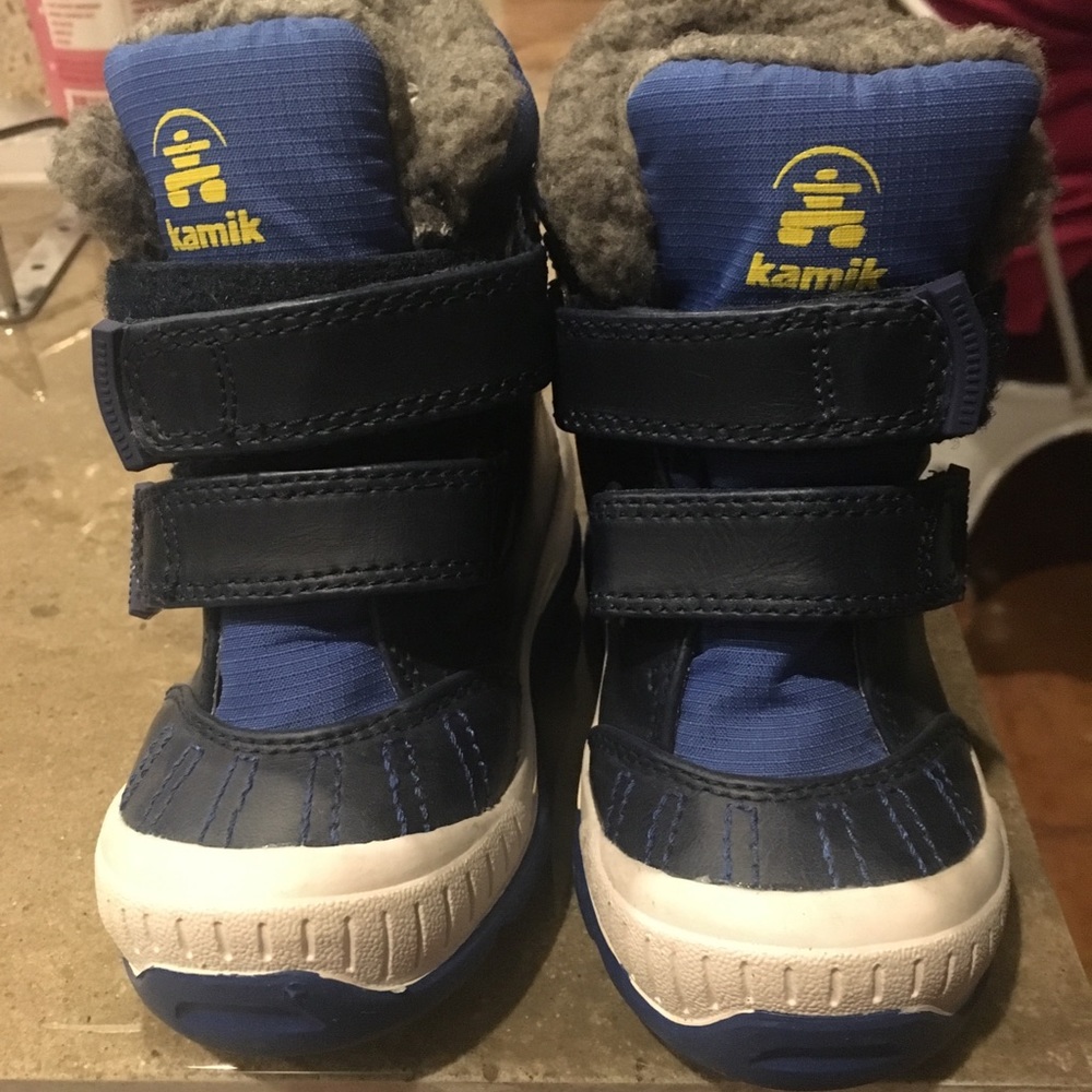Kamik toddler snow boots.